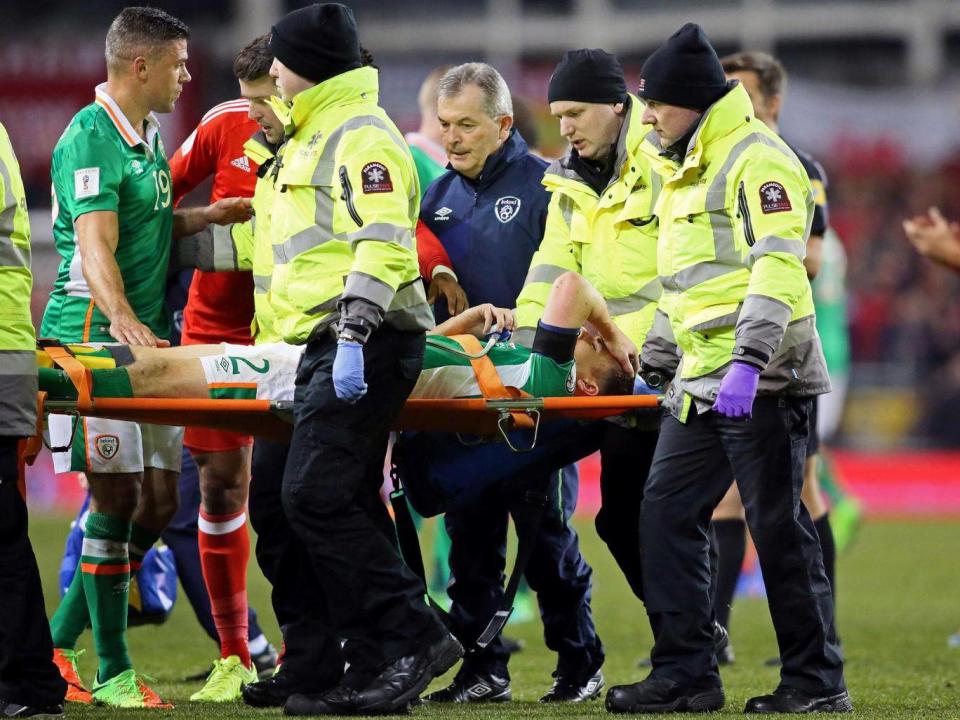 Seamus Coleman has undergone an operation on his broken right leg (Getty)