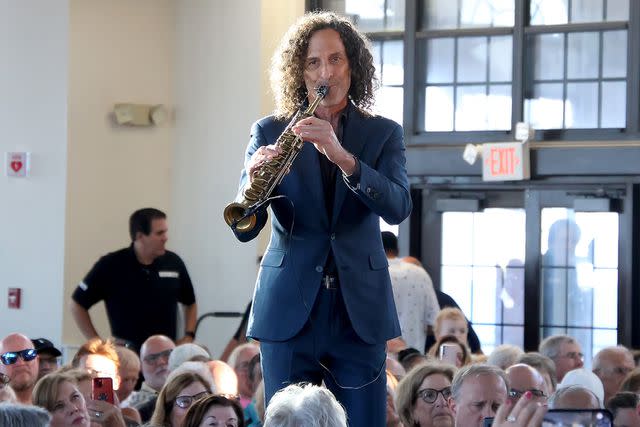 <p>Donald Kravitz/Getty</p> Kenny G in 2023