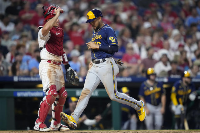 Adames steals home in Brewers' 5-3 win over Phillies