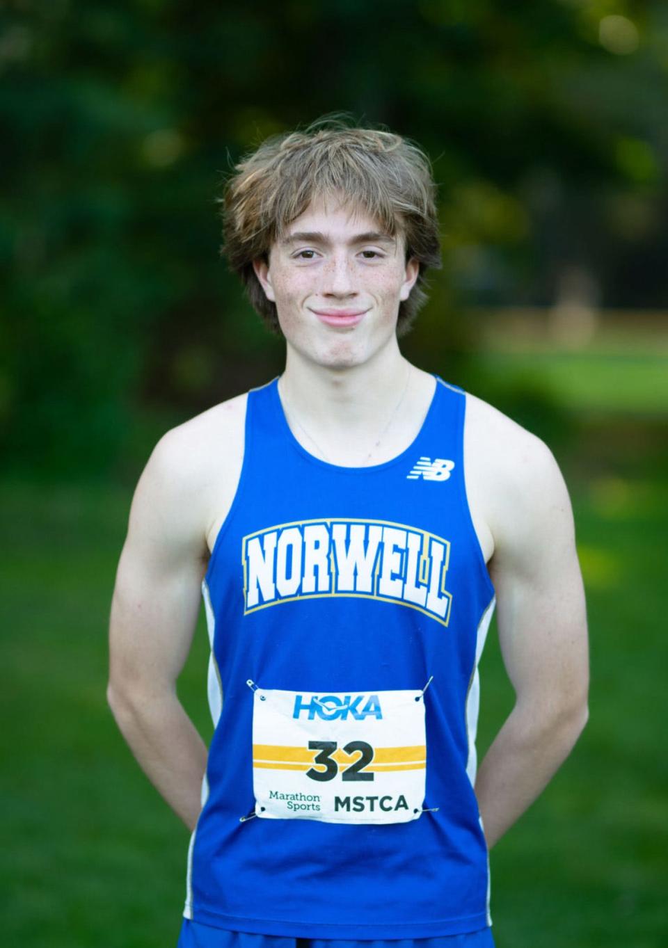 Jack Twombly of Norwell has been named to The Patriot Ledger/Enterprise All-Scholastic Boys Cross Country Team.