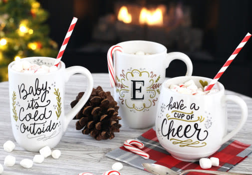 Making these customized mugs is faster than baking cookies