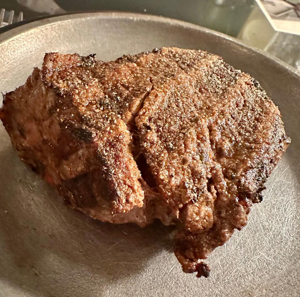 Available as part of a surf n' turf special, this 8-ounce filet was both delicious and a bargain.