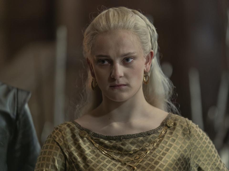 Phia Saban as Helaena Targaryen on "House of the Dragon."