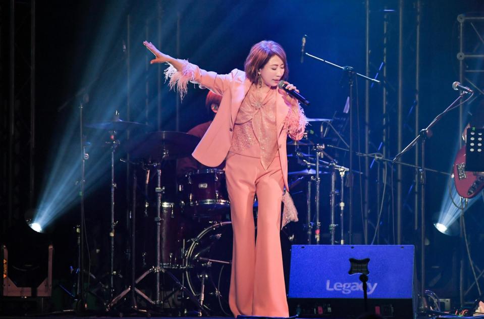 李翊君昨在華山Legacy舉辦「蘇三@女神龍 」演唱會。寬宏藝術提供