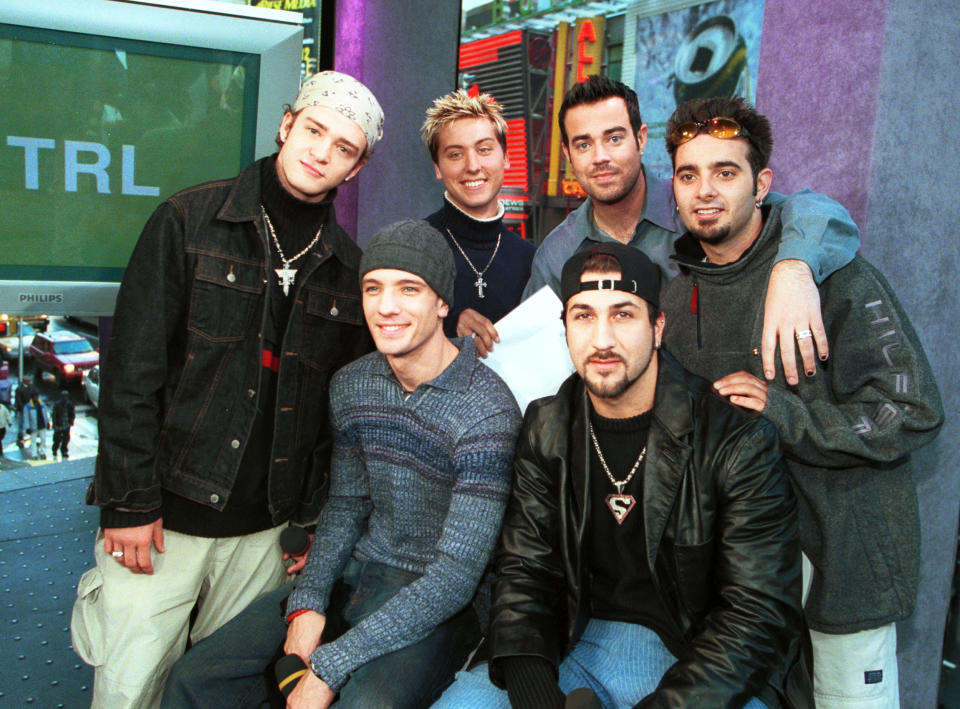 Carson Daly and 'N Sync on MTV's 