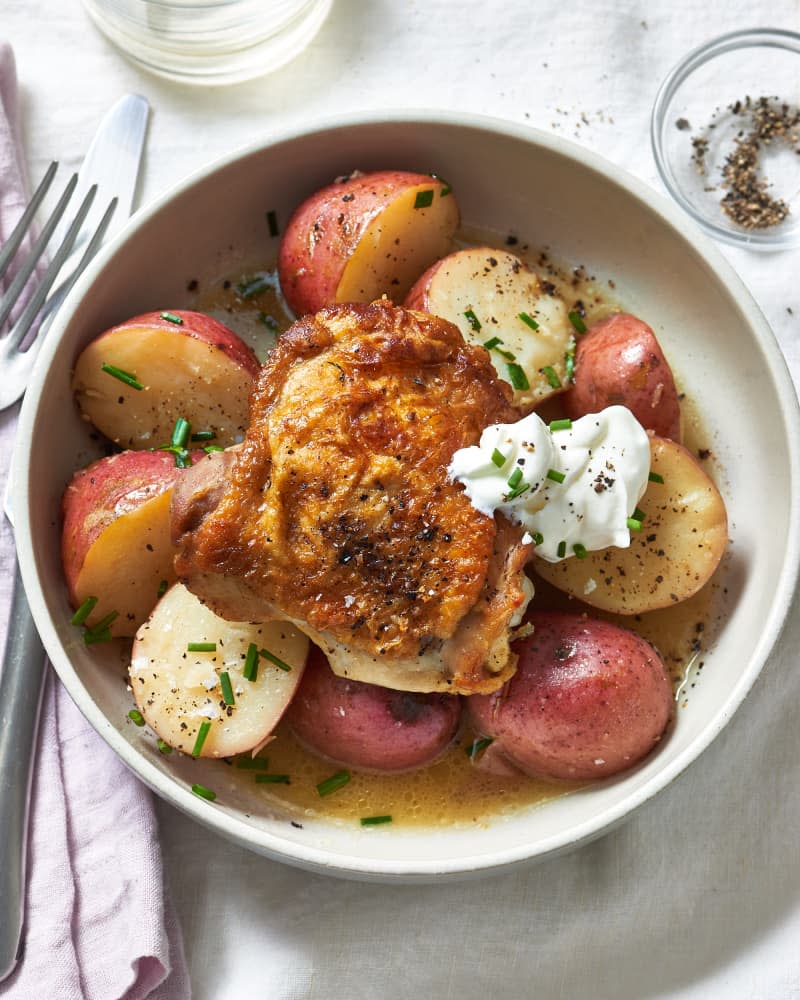 Slow Cooker Chicken and Potatoes