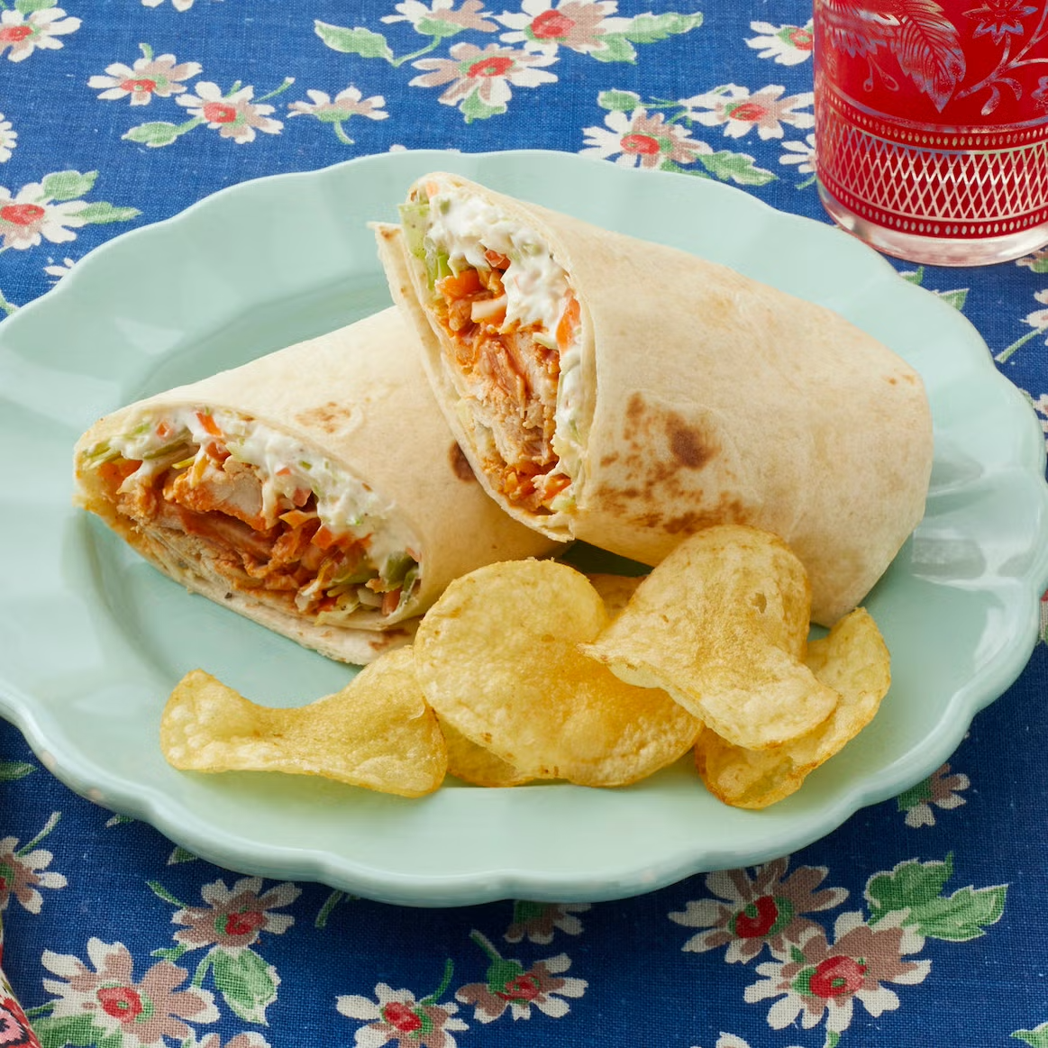 ranch flavored meal ideas buffalo chicken wrap