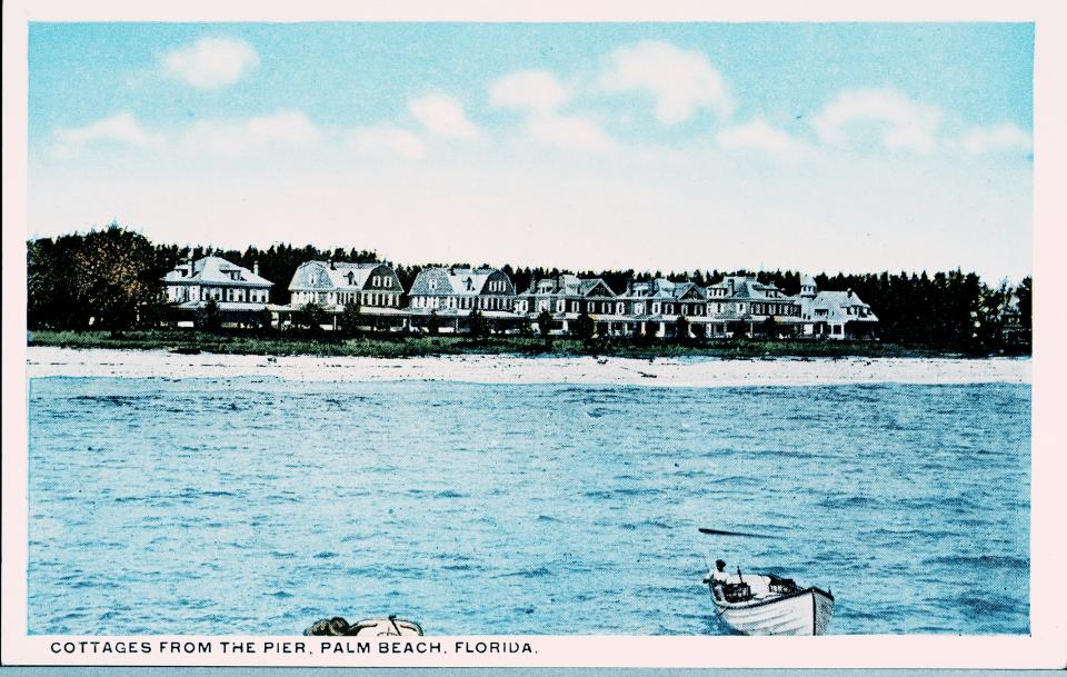 During Christmas of 1901, the Flaglers stayed at one of the now-gone three-story rental "cottages" at The Breakers.