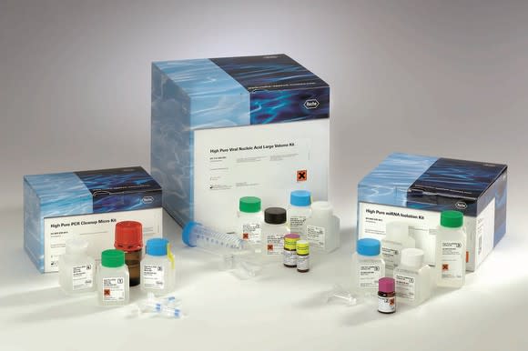 A selection of Roche products.