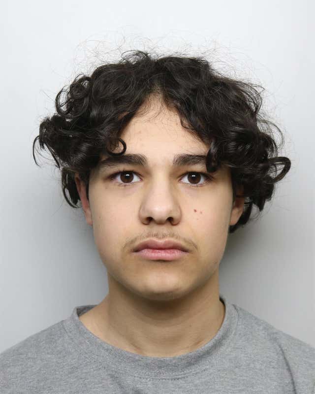 Bardia Shojaeifard, 15, who has been sentenced for life with a minimum term of 13 years at Leeds Crown Court for the murder of Alfie Lewis 