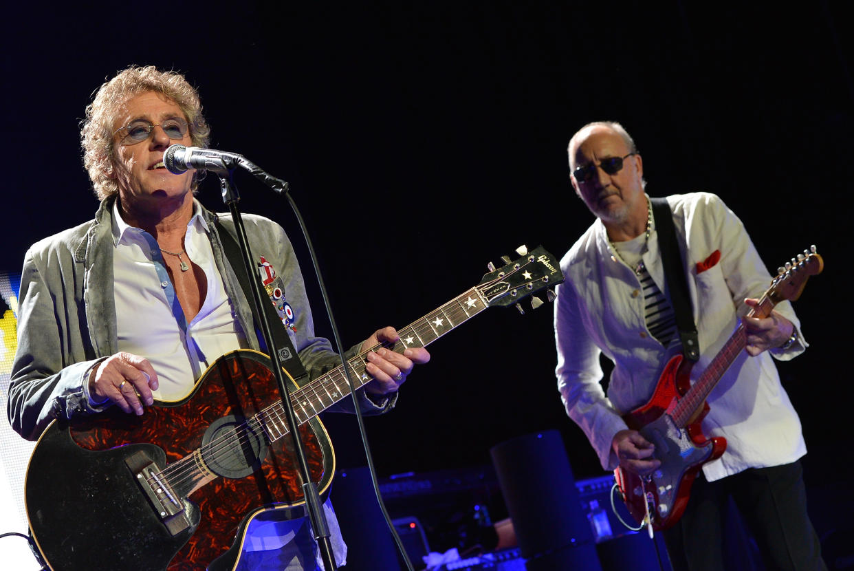 The Who's Roger Daltrey and Pete Townsend both commented on the collection. (Photo by Rick Diamond/Getty Images)