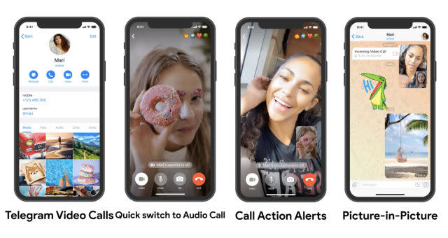 Telegram video call
