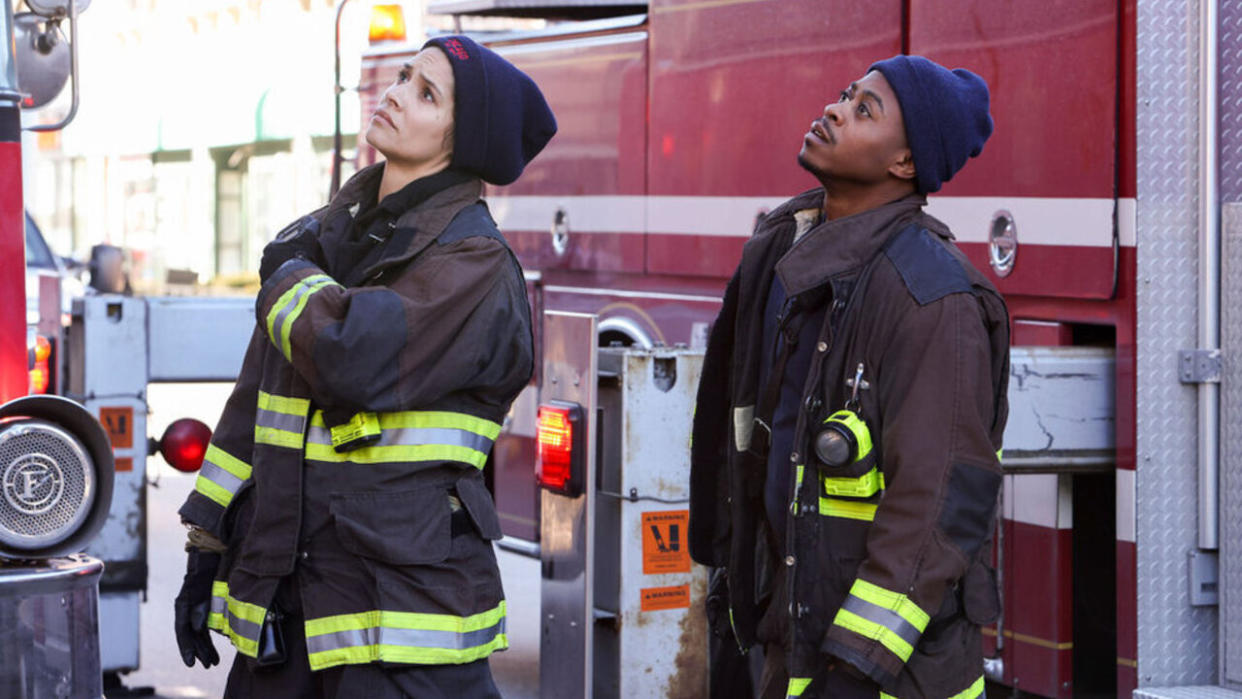  Kidd and Ritter in Chicago Fire Season 12. 