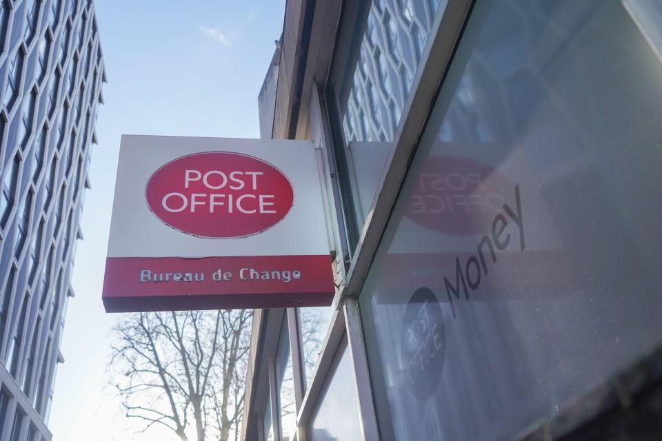 London, UK. 9 January 2024. A local Post office branch in central London. The government  is looking at ways  on speeding up the process to overturn the criminal convictions of 700 sub postmasters who were wrongly prosecuted after the Post Office introduced faulty software by Fujitsu - the technology company  The post office scandal has been described as the biggest miscarriage of justice in the UK. Credit: amer ghazzal/Alamy Live News