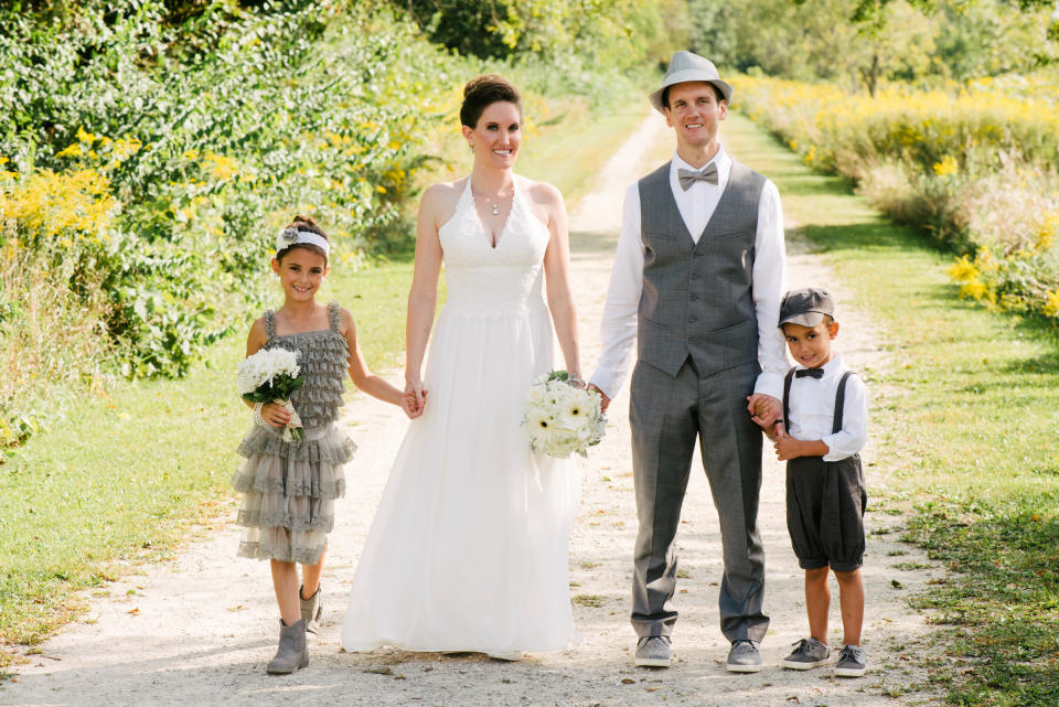 Author Eden Strong with her family