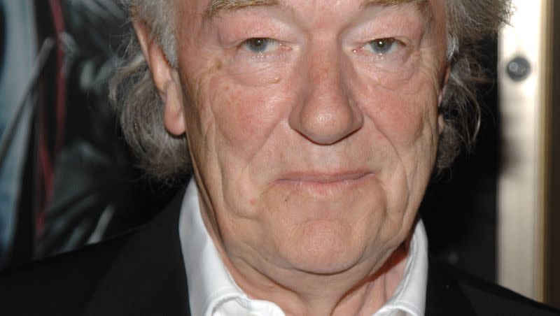 Actor Michael Gambon attends the premiere of “Harry Potter and the Half Blood Prince,” in New York, on July 9, 2009. Gambon died from pneumonia at age 82.