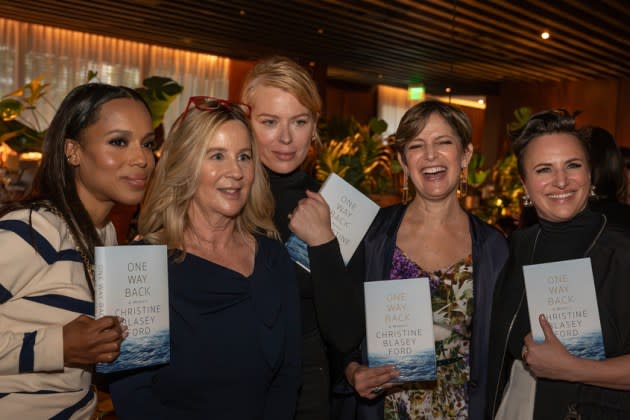 Christine Blasey Ford Celebrated by Kerry Washington, Elizabeth Banks and  More at Party for Her New Memoir: 'We Owe You Everything' (EXCLUSIVE)