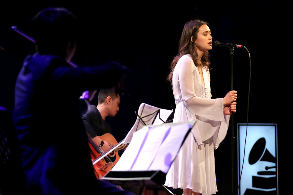 Dia Frampton, season one's runner-up, performs at&nbsp;the Grammy Museum on March 2, 2017, in Los Angeles. (Photo: Rebecca Sapp via Getty Images)