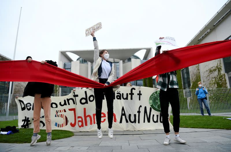 Fridays for Future protest against climate protection act in Berlin