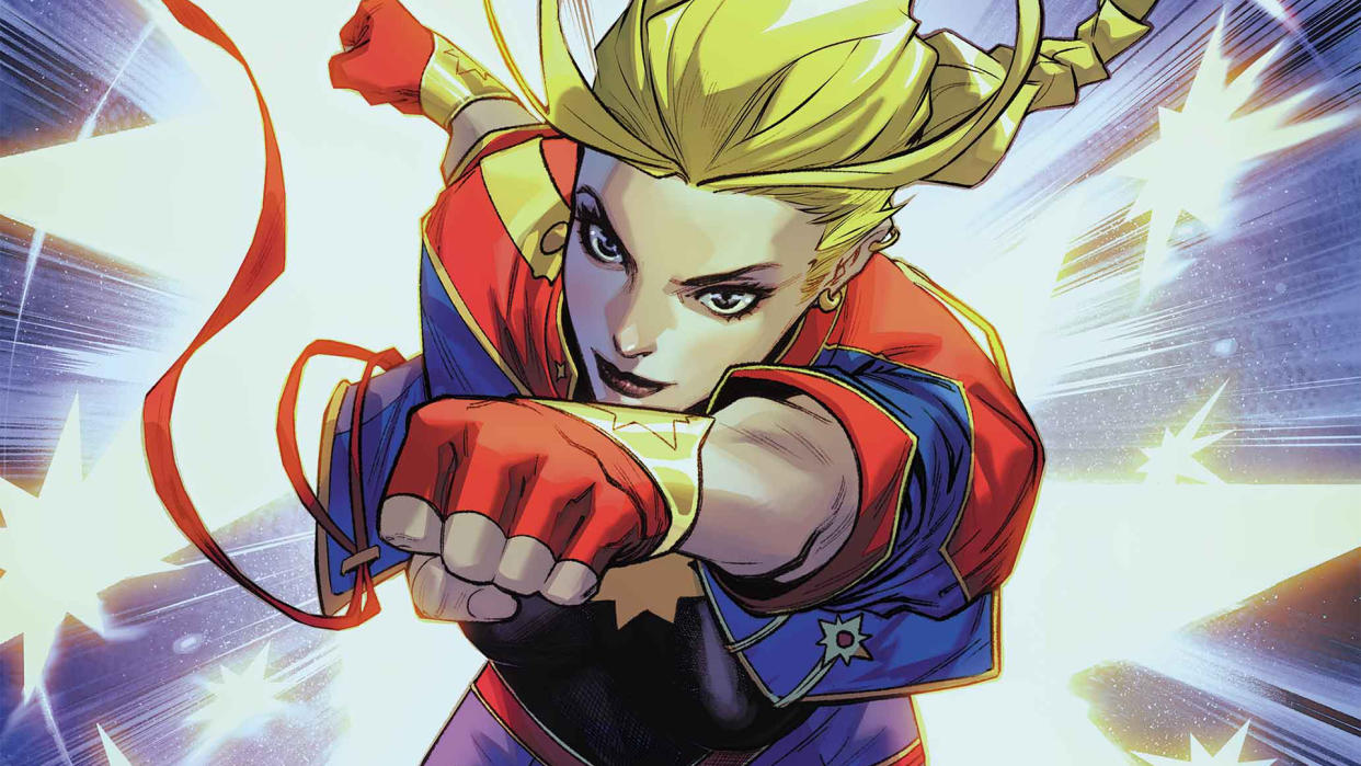  Captain Marvel #1 cover art 