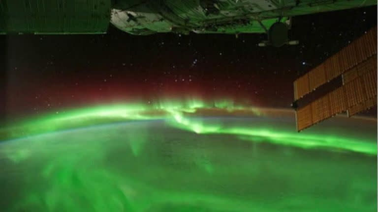 The ISS passes through the South Atlantic Anomaly