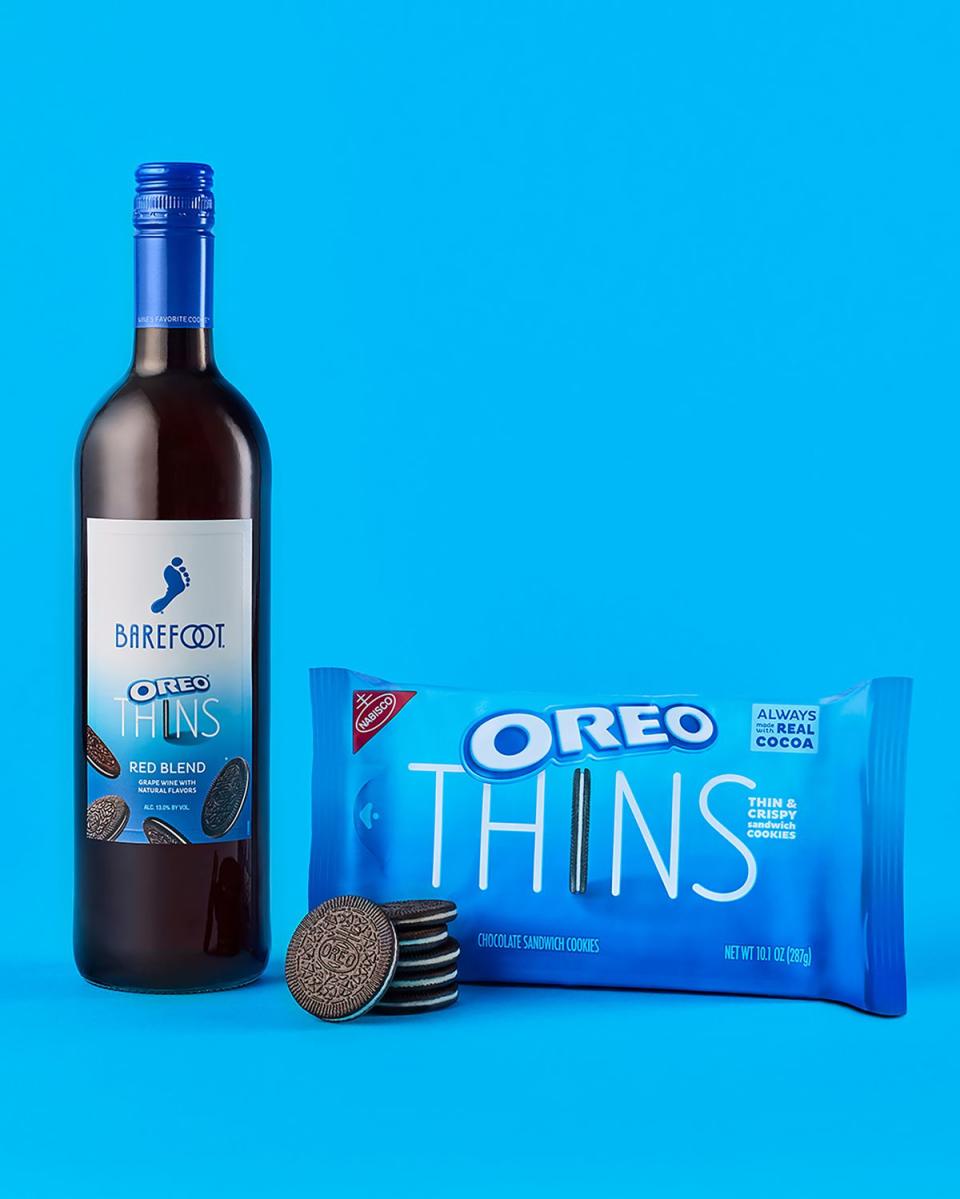 Barefoot x OREO THINS Wine