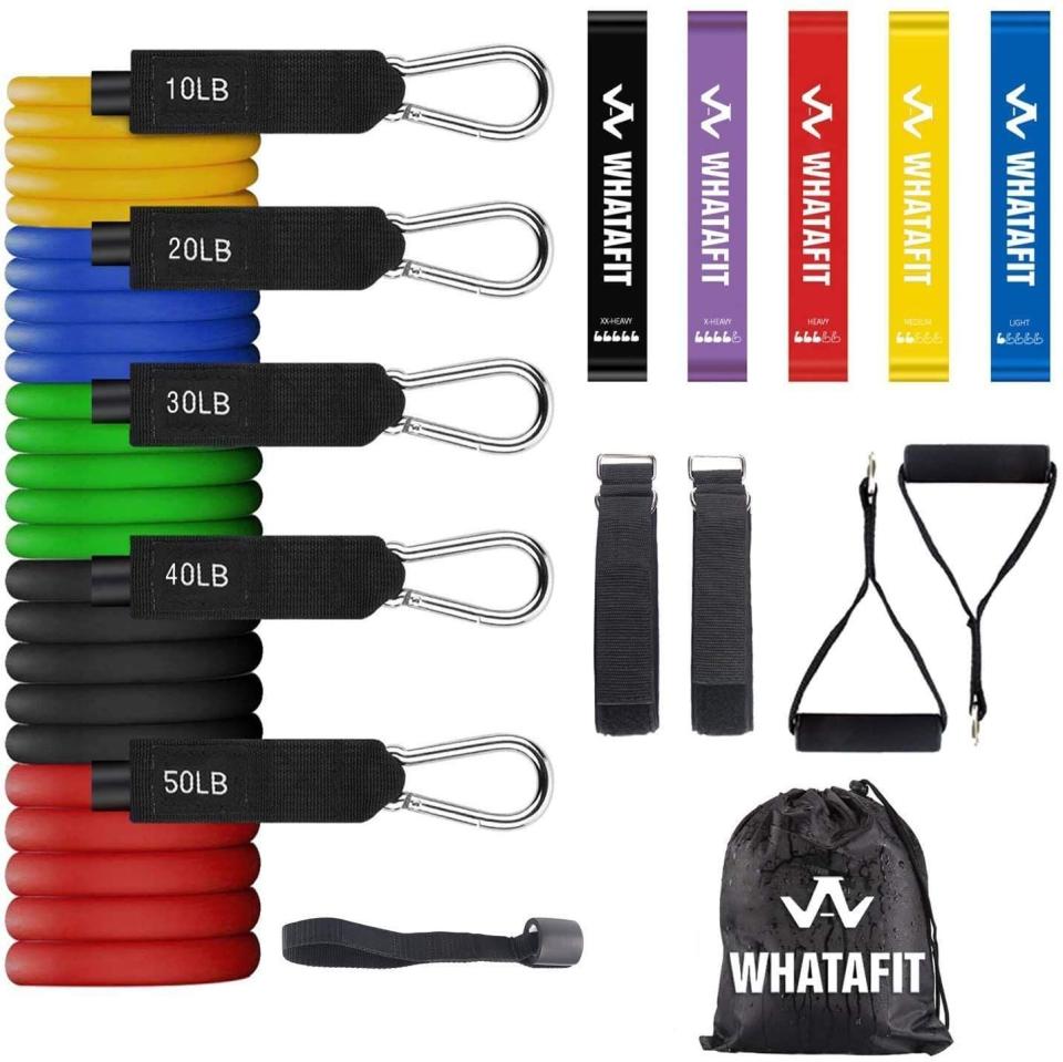 4) Whatafit Resistance Band Set