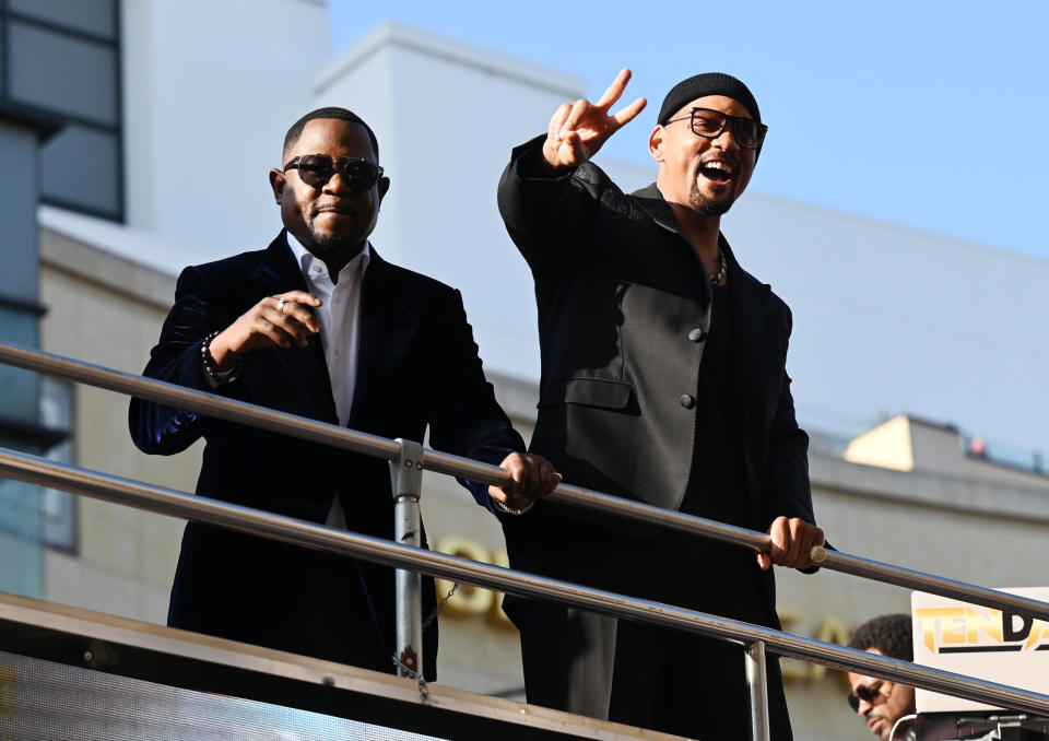 Martin Lawrence and Will Smith at the premiere of “Bad Boys: Ride or Die” at the TCL Chinese Theater on May 30, 2024 in Hollywood, California. (Photo by Gilbert Flores/Variety via Getty Images)