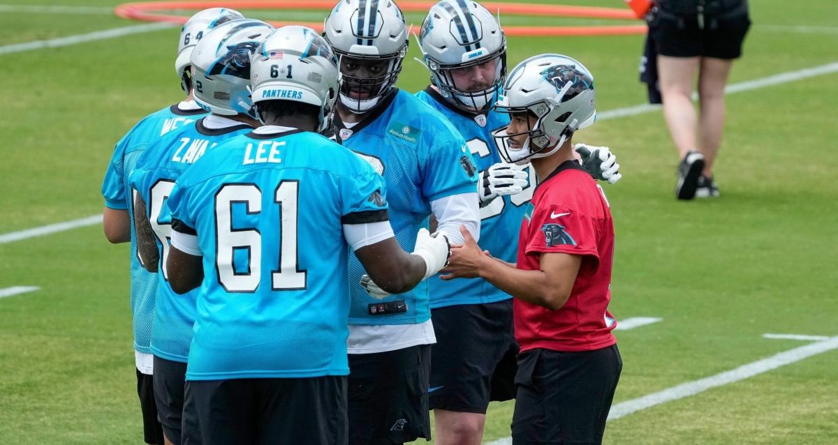 Panthers LT Ikem Ekwonu: Bryce Young's development is 'very impressive'