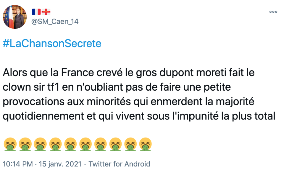 Eric Dupond-Moretti dans La chanson secrète sur TF1 : les internautes très surpris par l’apparition du ministre de la Justice