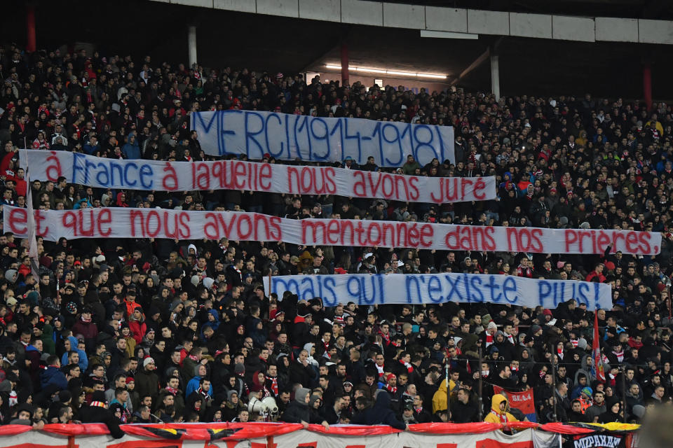 Dans les tribunes du Marakana (AFP)