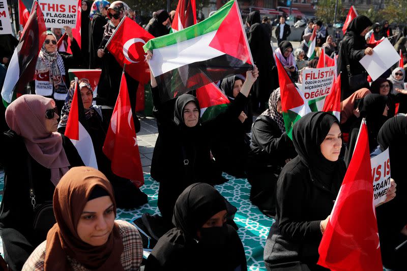 Pro-Palestinian demonstration in Istanbul