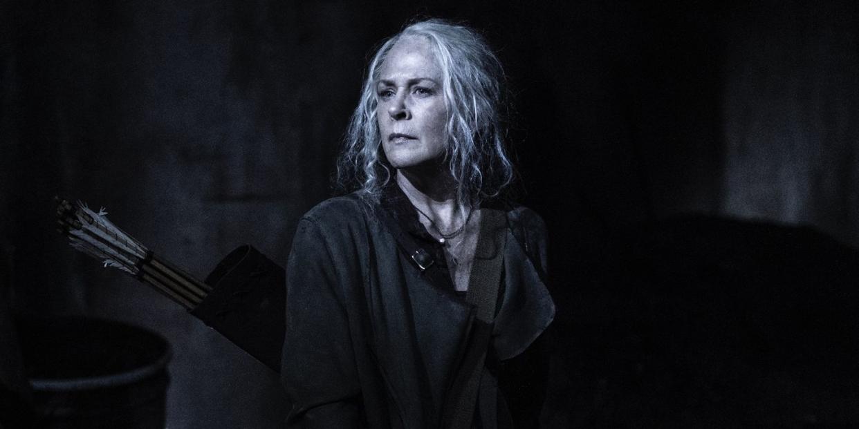 melissa mcbride as carol peletier, the walking dead season 11, episode 20