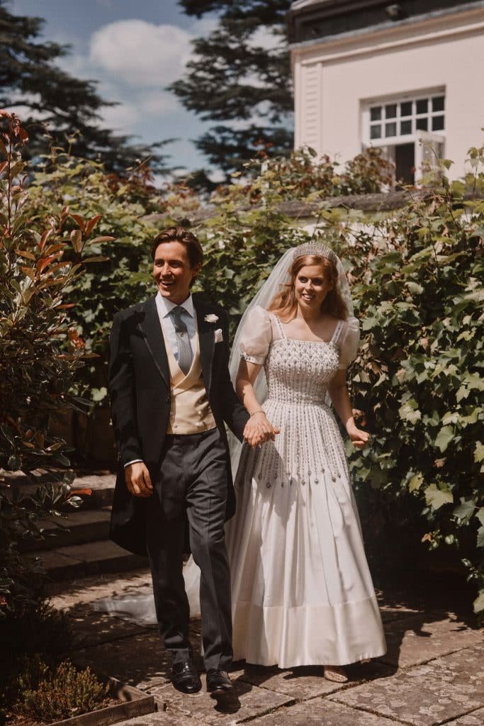 Princess Beatrice and Edoardo Mapelli Mozzi in Windsor after their wedding