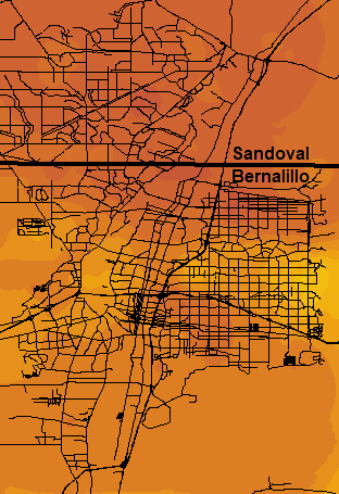 <em><em>(Precipitation distribution across the Albuquerque Metro area from the 2023 monsoon season.)</em></em>