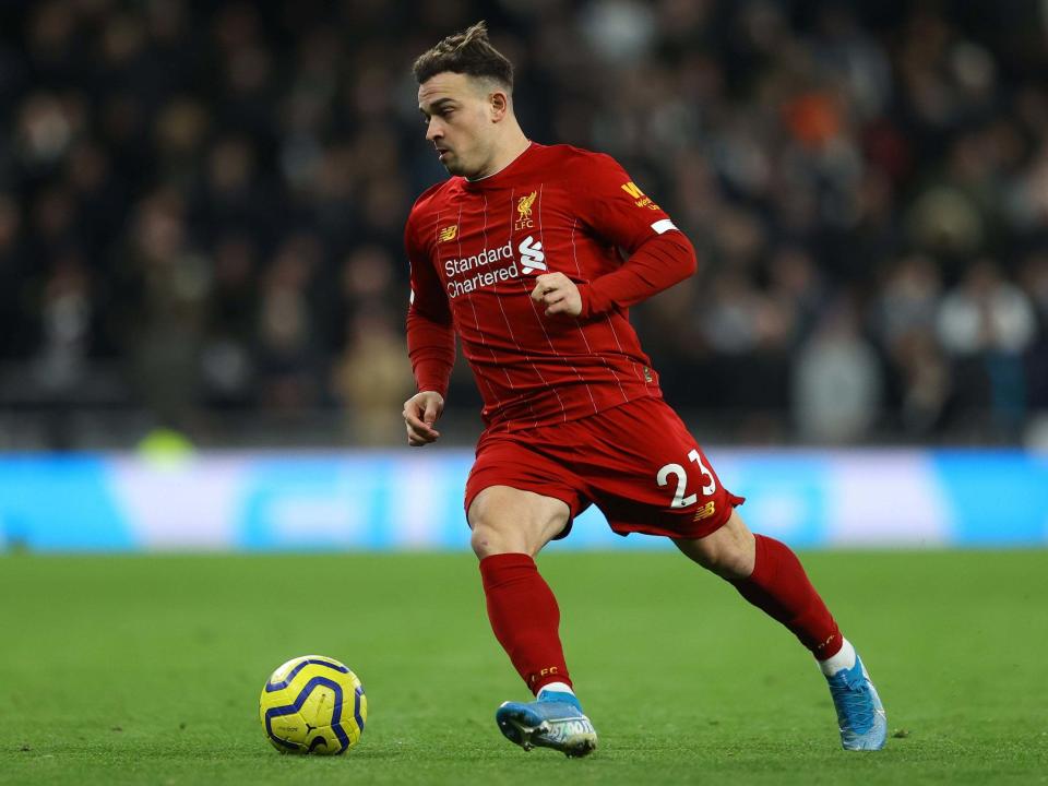 Xherdan Shaqiri of Liverpool in action: Getty Images