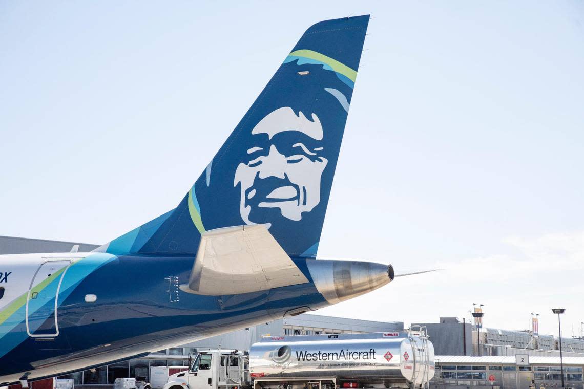 Alaska Airlines’ inaugural flight between Boise and Austin on Alaska Airlines boards on Thursday, June 17, 2021. Among a group of service reductions at the Boise Airport, the Seattle-based air carrier will suspend the Texas route for most of fall 2022 with no plans to return before at least mid-March 2023.