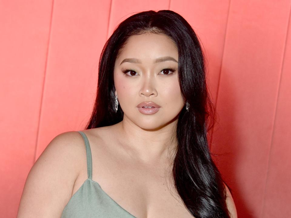 Lana Condor at the Roger Vivier Holiday Dinner in 2023.