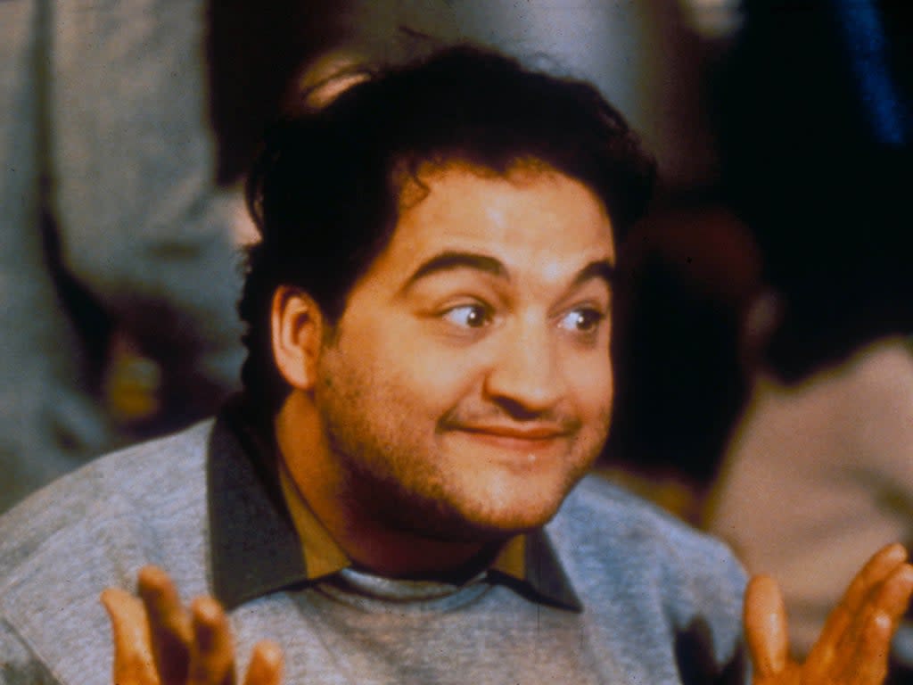 Belushi in his celebrated role of Bluto in ‘National Lampoon’s Animal House’  (Universal/Kobal/Shutterstock)