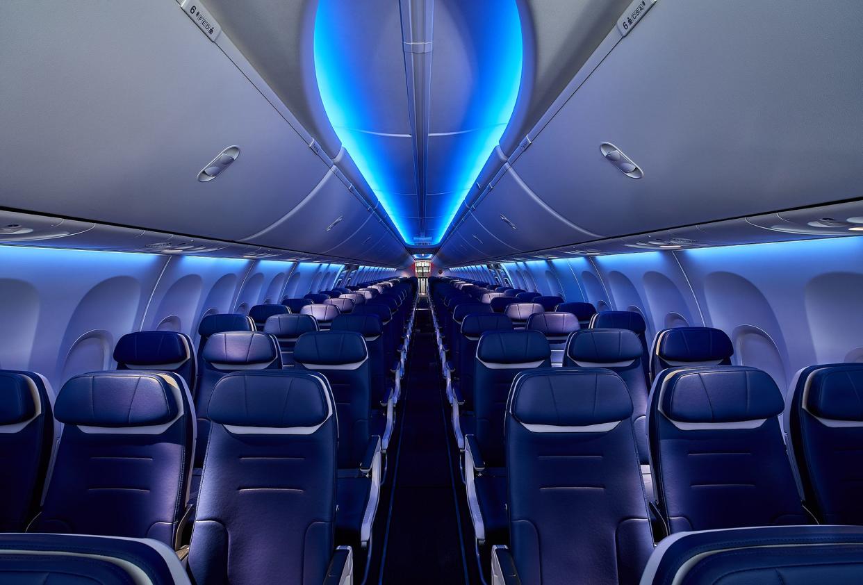 Boeing 737 MAX 8 interior