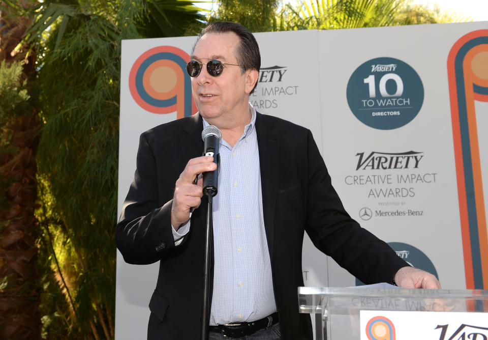 PALM SPRINGS, CA - JANUARY 05:  Executive Editor at Variety, Steve Gaydos attends Variety's Creative Impact Awards and 10 Directors to Watch brunch presented by Mercedes-Benz at The 25th Annual Palm Springs International Film Festival at Parker Palm Springs on January 5, 2014 in Palm Springs, California.  (Photo by Michael Buckner/Getty Images for Variety)