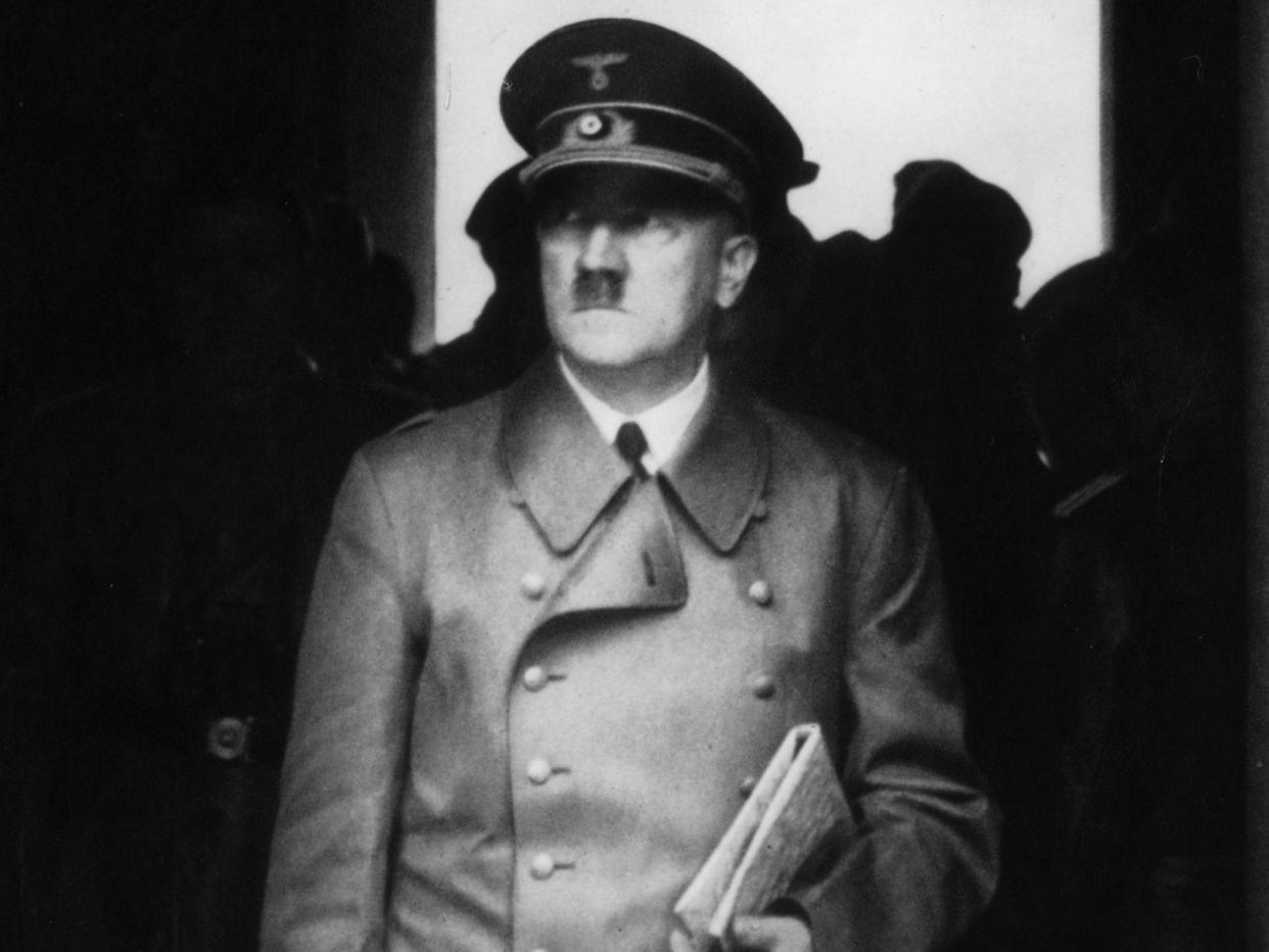 Adolf Hitler circa 1940, the year that his Luftwaffe bombed Rotterdam: Getty