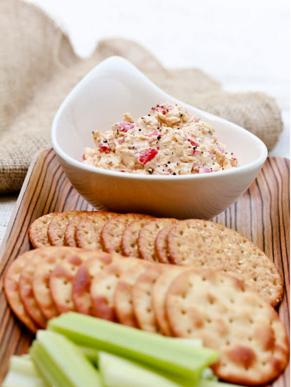 <strong>Get the <a href="http://www.aspicyperspective.com/2012/04/pimento-cheese-recipe.html" target="_blank">Perky Pimento Cheese recipe</a> (with cream cheese) from A Spicy Perspective</strong>