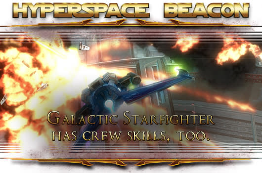 SWTOR Galactic Starfighter has crew skills, too