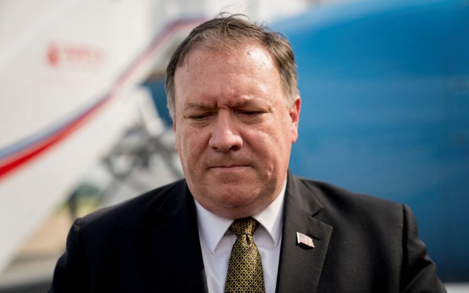 Pompeo made the announcement on Sunday after Donald Trump's meeting with Kim Jong-un last month - REUTERS