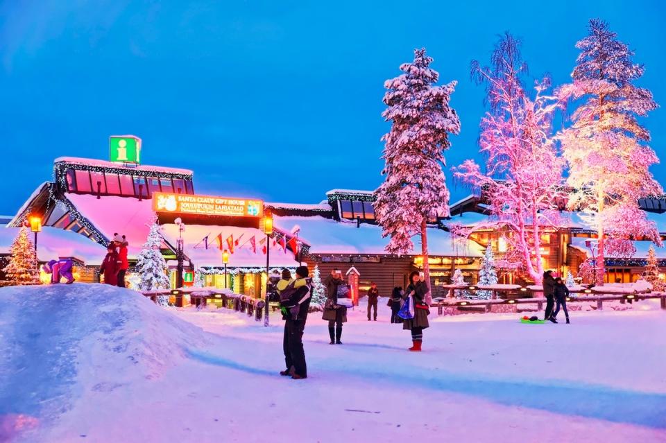 Get into the festive spirit in Christmassy destinations such as Rovaniemi   (Getty Images)
