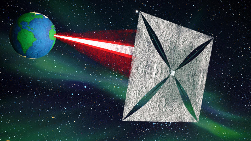 Human space projects, such as Professor Stephen Hawking’s ‘Breakthrough Starshot’ project, have proposed sending a spacecraft to Alpha Centauri in 20 years using similar technology