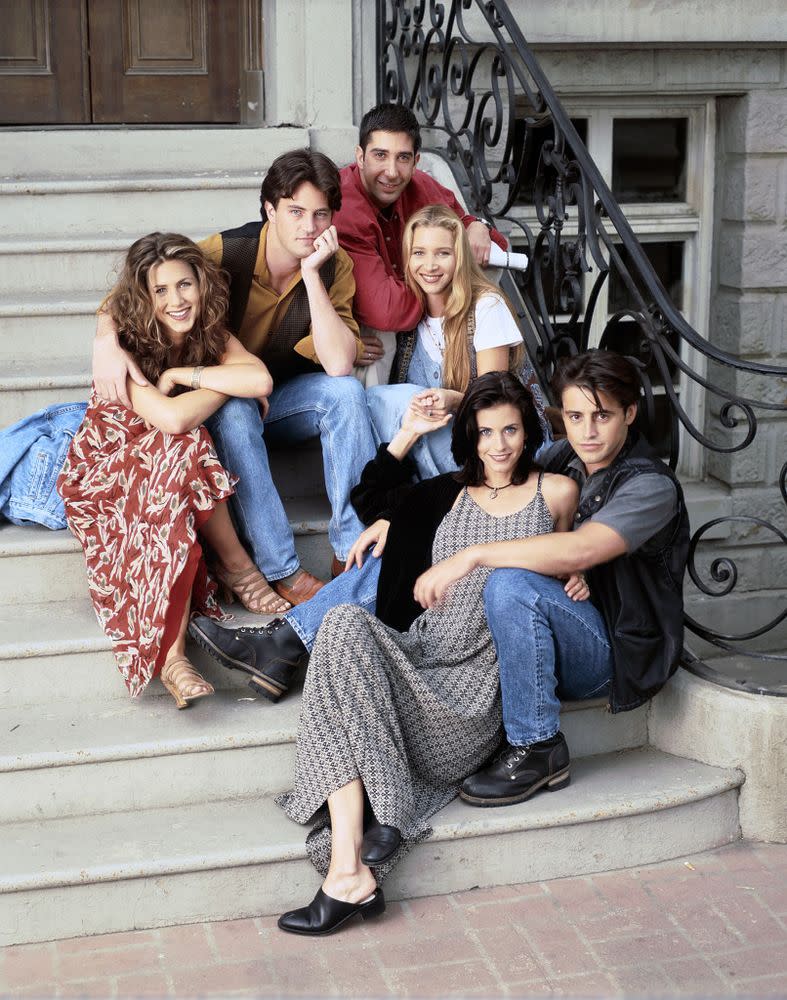 The cast of <em>Friends</em>