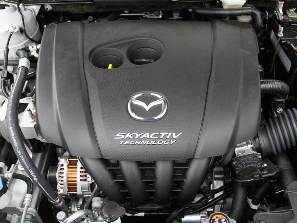 2.0升Skyactiv-G直四自然進氣引擎可提供156hp/20.8kgm的動力輸出。