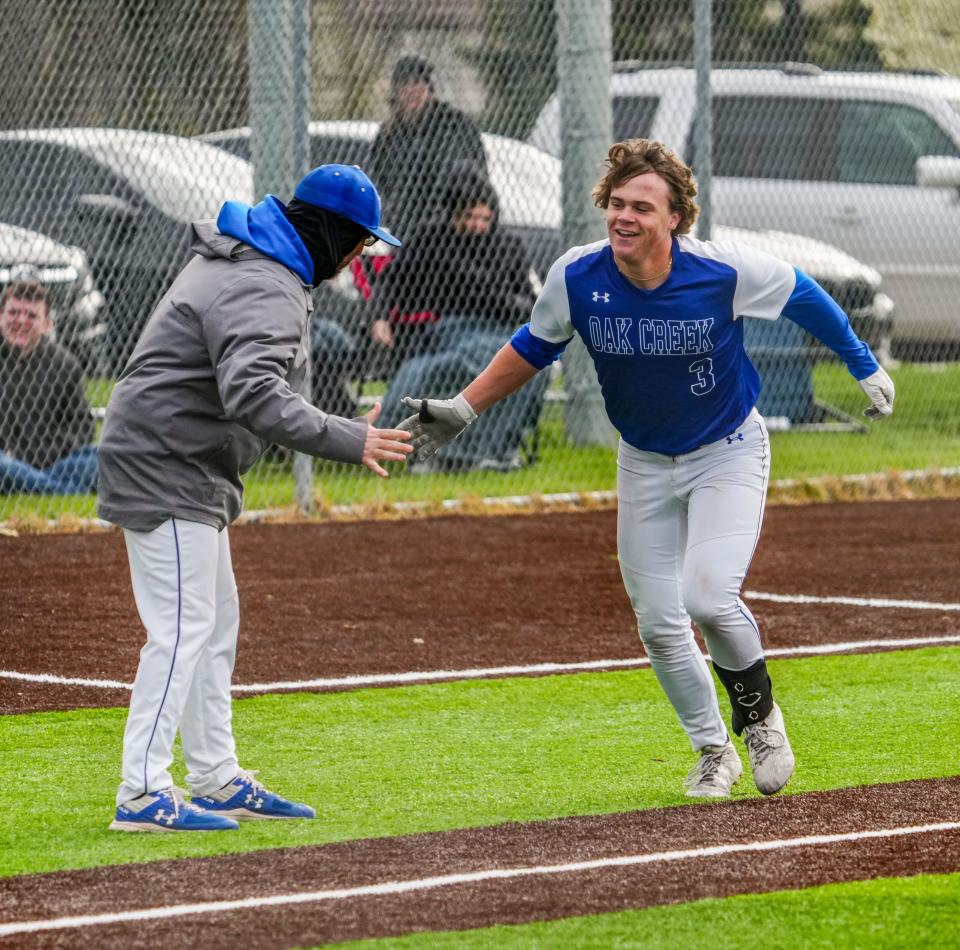 Oak Creek shortstop C.J. Trask is committed to play at Bradley.